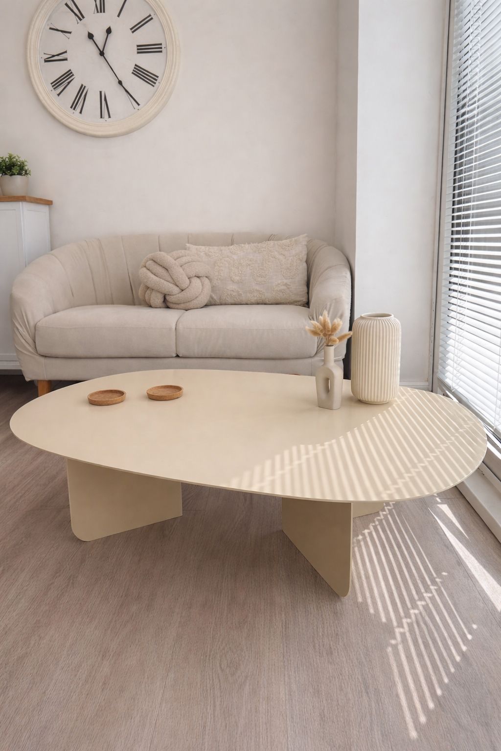 Florence coffee table front view — The Fold Hut